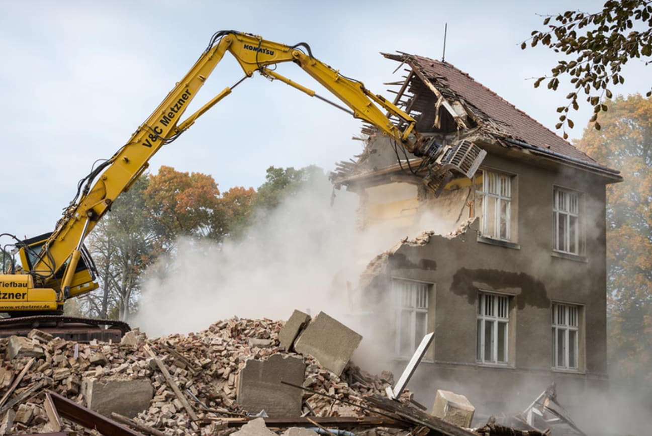 House demolition in Toronto